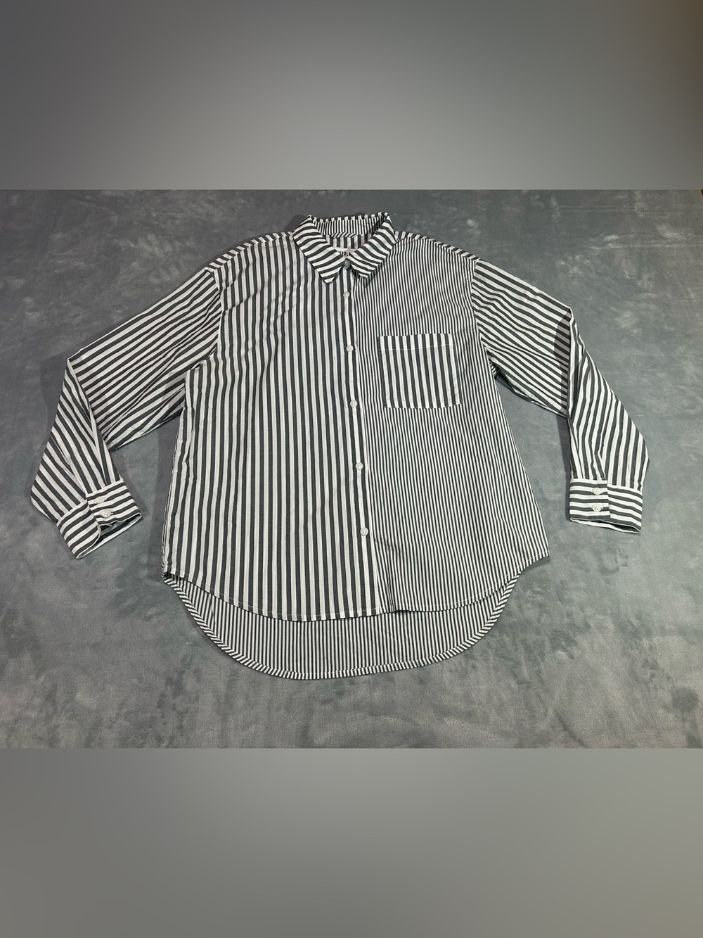 PISTOLA Womens Sz XS Button-Front Striped Shirt ($128 in Store)